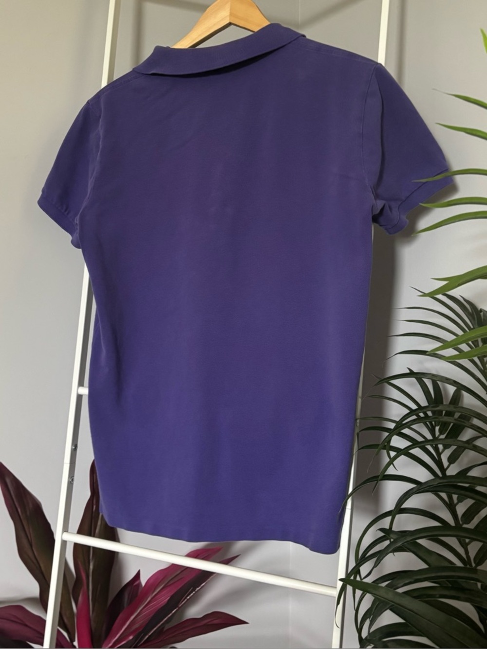 Ralph Lauren Purple Polo with Green Pony Embroidery - Picture 8 of 16